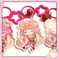 Mobile legend acrylic keychain and sticker product logo