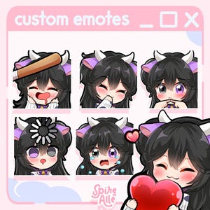 Emote Twitch Discord della Commissione personalizzata / Grafica Twitch