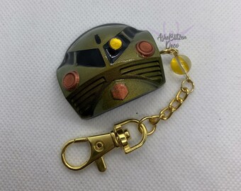 Kikka Tye Dye Star Charm Keychain