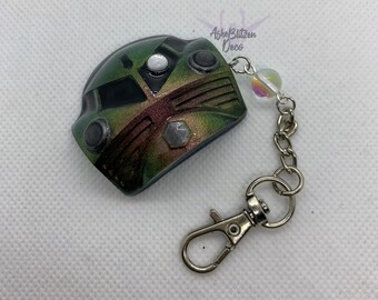 Kikka Tye Dye Star Charm Keychain