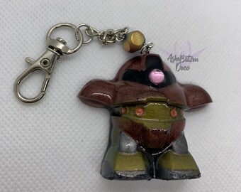 Kikka Tye Dye Star Charm Keychain
