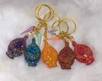 Puella Magical Soul Gem Keychains