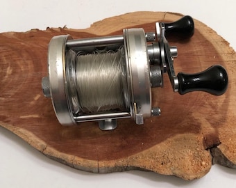 FREE SHIPPING- Vintage Chrome ABU Sweden Ambassadeur High Speed