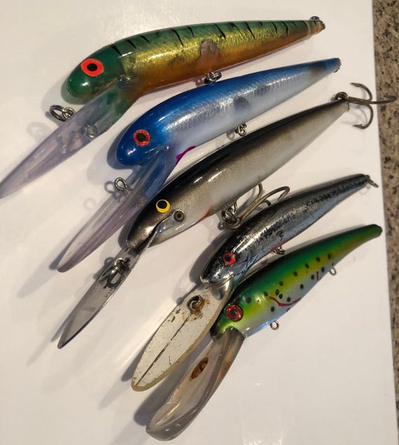 deep running fishing lures Vintage Deep Running Lures