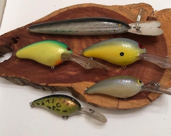 Vintage Bass Lures by Bill Norman