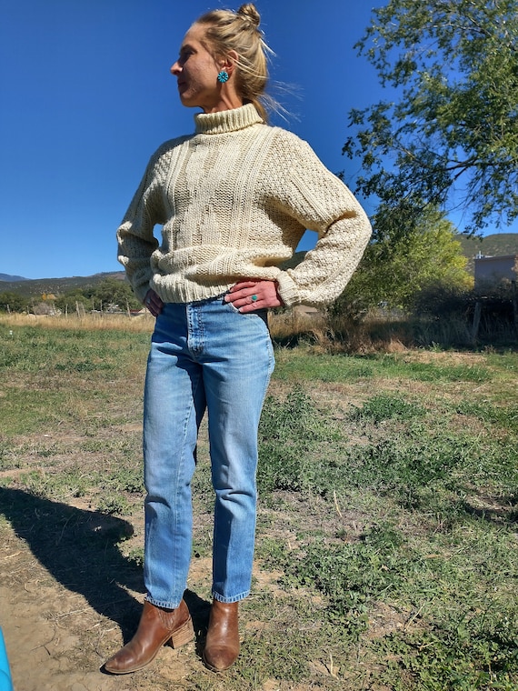 Vintage Wool Turtleneck Sweater