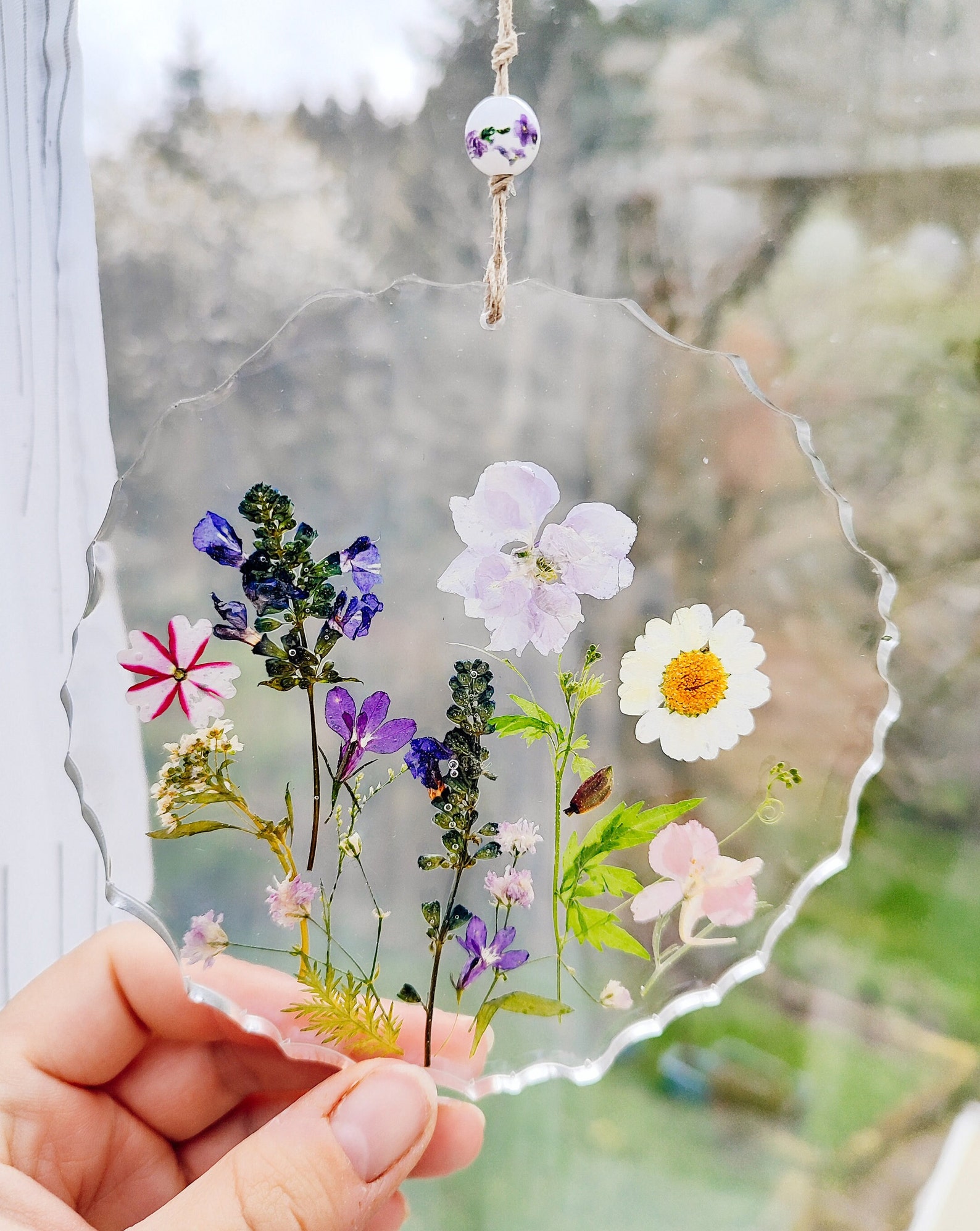 Kann Man Frische Blumen In Harz Gießen Wandhänger Dekohänger Mit Echten Blumen Harz Boho Vintige Deko