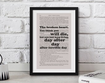 Broken Heart Quote Etsy