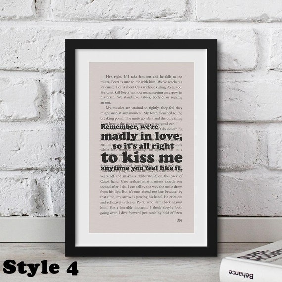Gift for Writers Hunger Games Quote Printed Real Book Page Wall Art For Bookworms Anniversary t Wife girlfriend Valentines t Gift for Writers Hunger Games Quote Printed Real Book Page Wall Art For Bookworms Anniversary t Wife girlfriend Valentines t