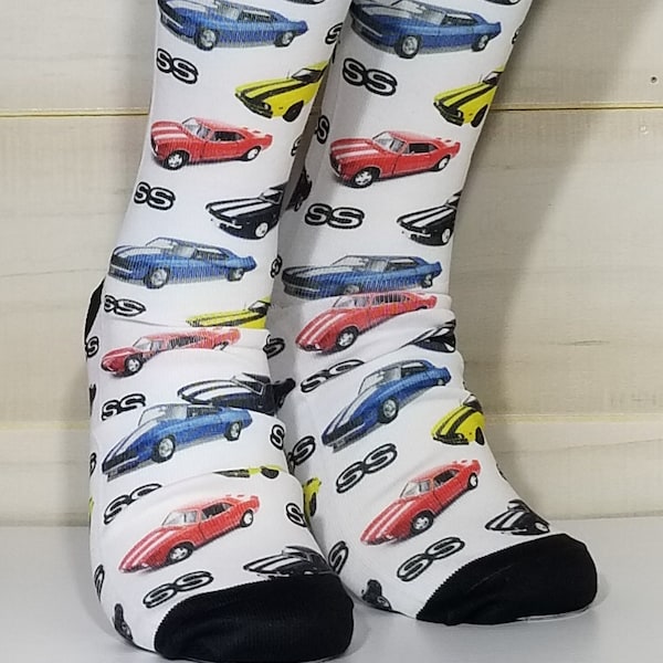 Men's Camaro Classic Car Dress Socks
