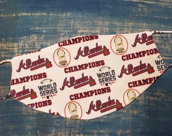 Atlanta Braves World Series Champs 2021 Washable Face Covering Mask *FREE Shipping!*