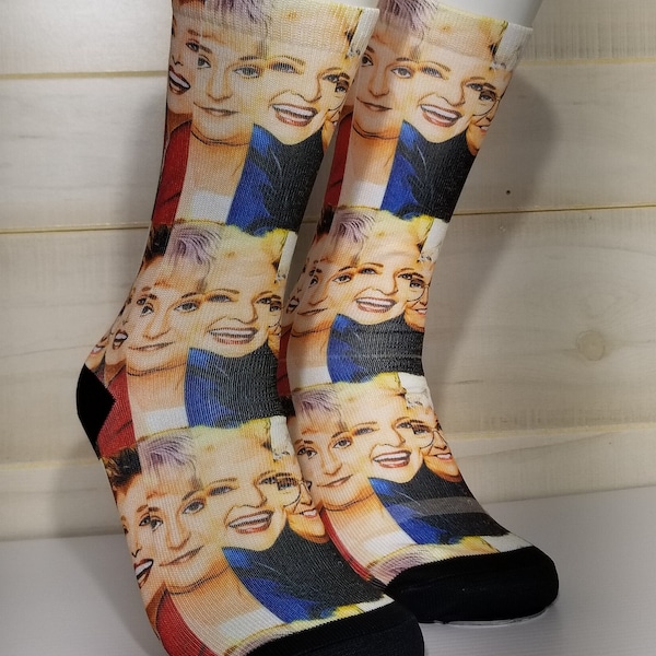 Golden Girls Rose Blanche Dorothy Sophia Portraits Socks