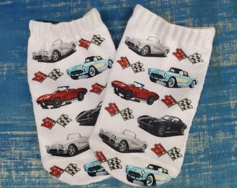 Infant Classic Chevy Corvette Grippy Socks