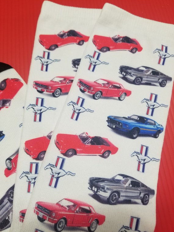 Men S Mustang Classic Car Dress Socks Etsy Men S Mustang Classic Car Dress Socks Etsy