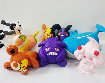 pokemon clay models