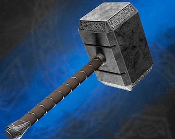 Martillo Mjolnir de Thor. archivo 3D. Versión súper precisa. Fácil de montar