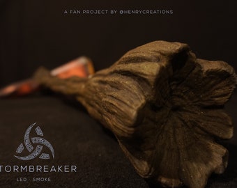 Stormbreaker. LED · Smoke. 3D Printable Thor Axe. Handle Files Only