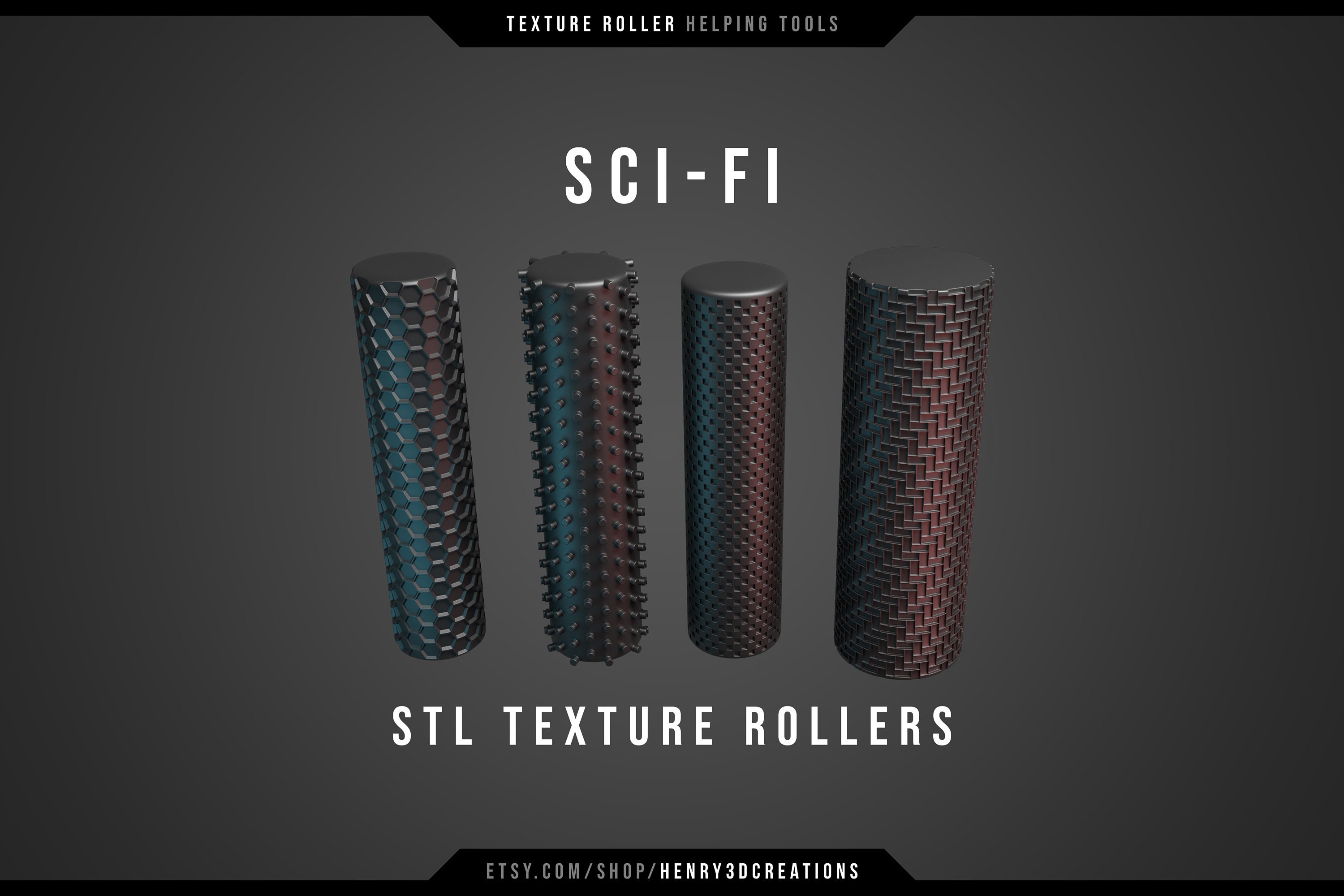 STL file SMALL LEAFS 1 TEXTURE ROLLER PIN FOR POLYMER CLAY 🤏・Design to  download and 3D print・Cults