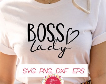 Boss Lady SVG, Boho T-Shirt Design (Digitaler Download)