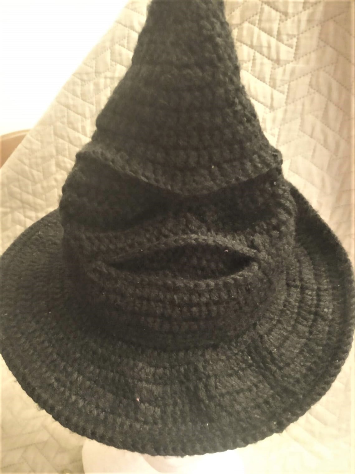 Knitted sorting hat for Harry Potter. Crochet from Hogwarts. Etsy