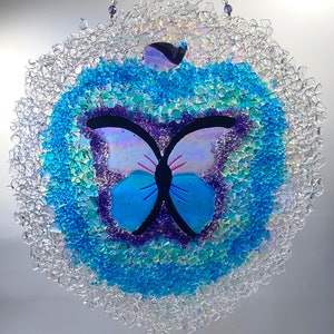 Blue/Violet Renaissance Butterfly Hanging