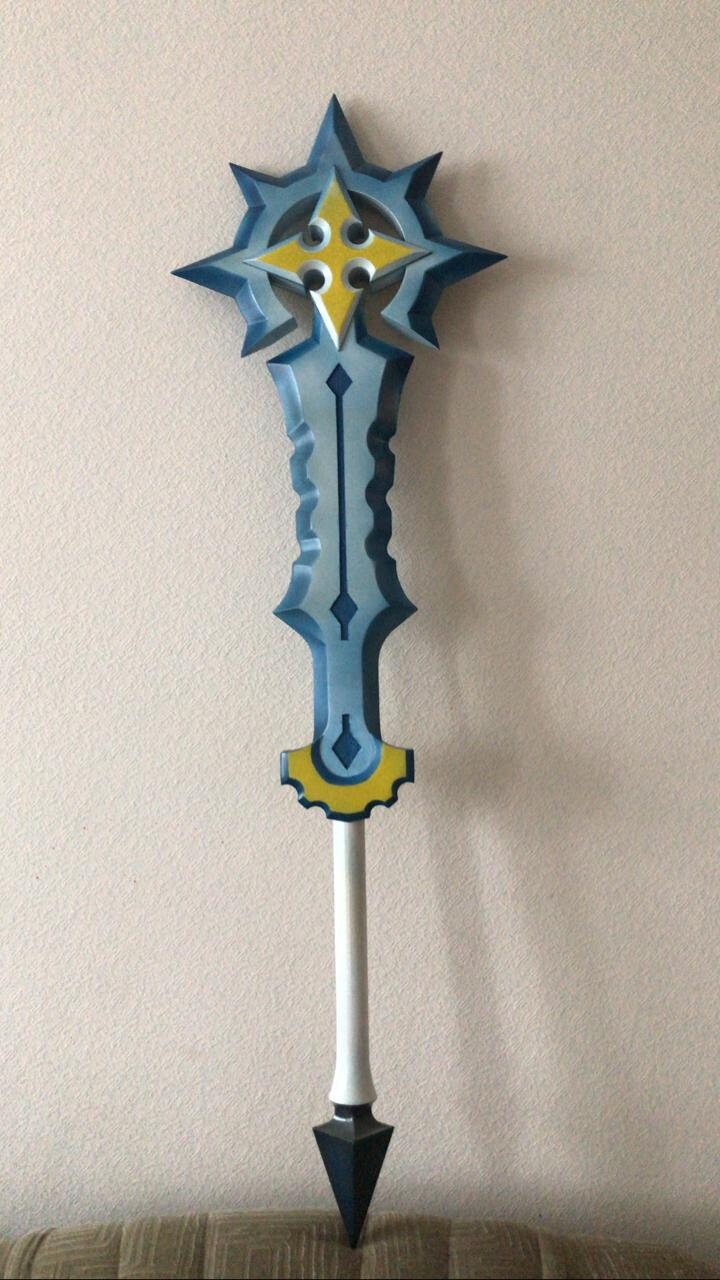 Kingdom Hearts Saix S Claymore 3d Printed Keyblade Etsy Kingdom Hearts Saix S Claymore 3d Printed Keyblade Etsy