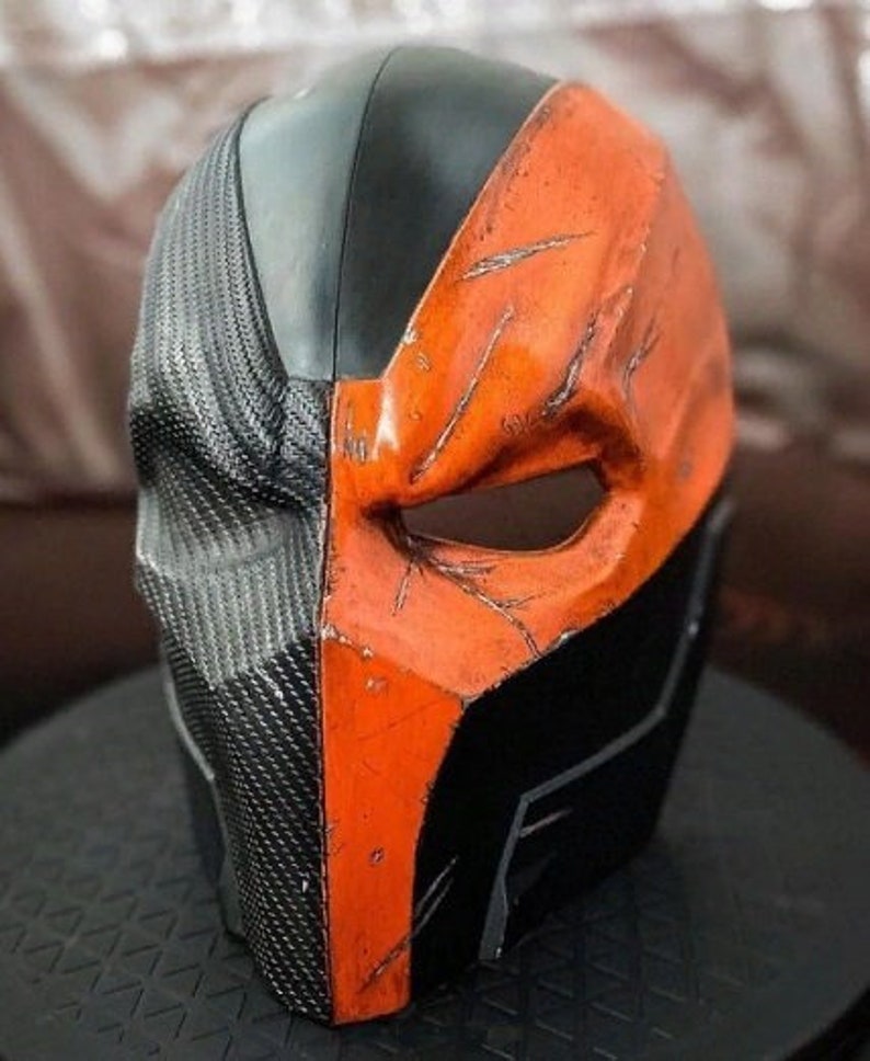 Deathstroke Justice League Helmet Mask Etsy