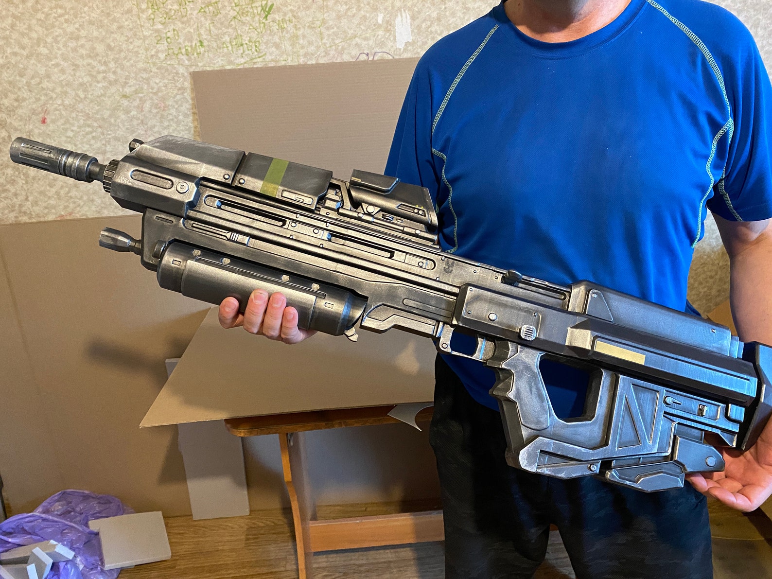 MA37 Assault Rifle Halo Cosplay 3D imprimé acrilique Etsy