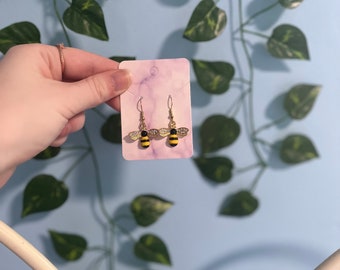 Sparkly Bee Earrings