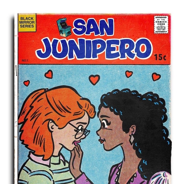 Black Mirror San Junipero - Comic Cover-Style Poster