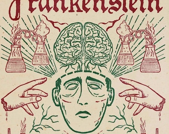Officially Licensed The Curse of Frankenstein Print