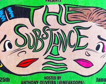 The Substance Poster for Revue Cinema Screening | A3 Size | Signed
