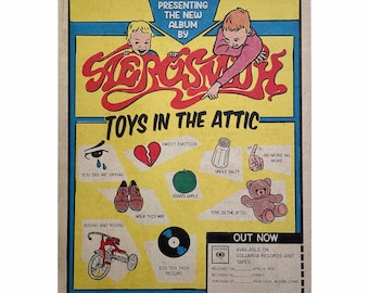 Aerosmith Album Poster - Comic Mail-Order Ad Recreation - Signed Print
