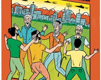 Official AJR Denver July 18 2024 Screenprint Poster - Signed And Numbered By Artist