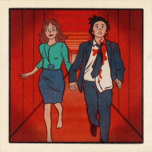 Lost in Lumon - Cartoon Strip-Style Illustration - Signed Print
