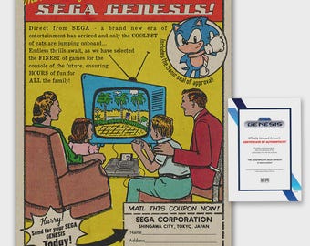 The Magnificent SEGA Genesis | Officially licensed print with signed certificate of authenticity