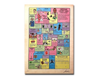 A3 Horror Movie Vintage Comic Mail-order Ad-Style LIMITED EDITION Print | Signed And Numbered