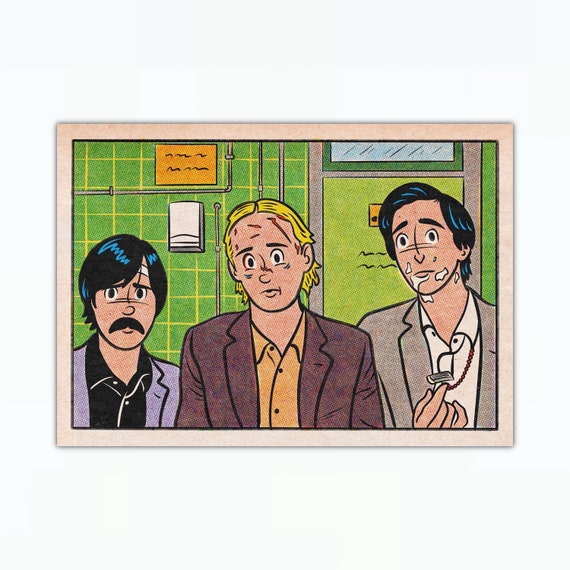 Wes Anderson the Darjeeling Limited Retro Comic-inspired 