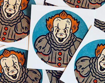 Large IT Sticker - Retro Cartoon Illustration
