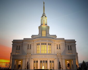 Payson, Utah Temple-Instant digitale foto downloaden