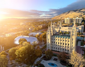Salt Lake City tempel-Instant digitale foto downloaden