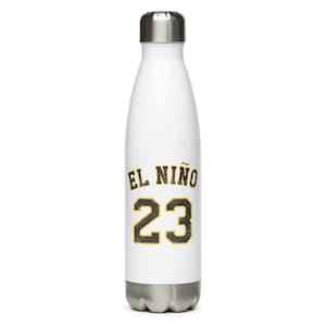 Fernando Tatis Jr. Padres Baseball Art Stainless Steel Water Bottle