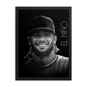 Fernando Tatis Jr. Padres Baseball Art  Framed poster