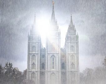 Salt Lake City tempel-Instant digitale foto downloaden