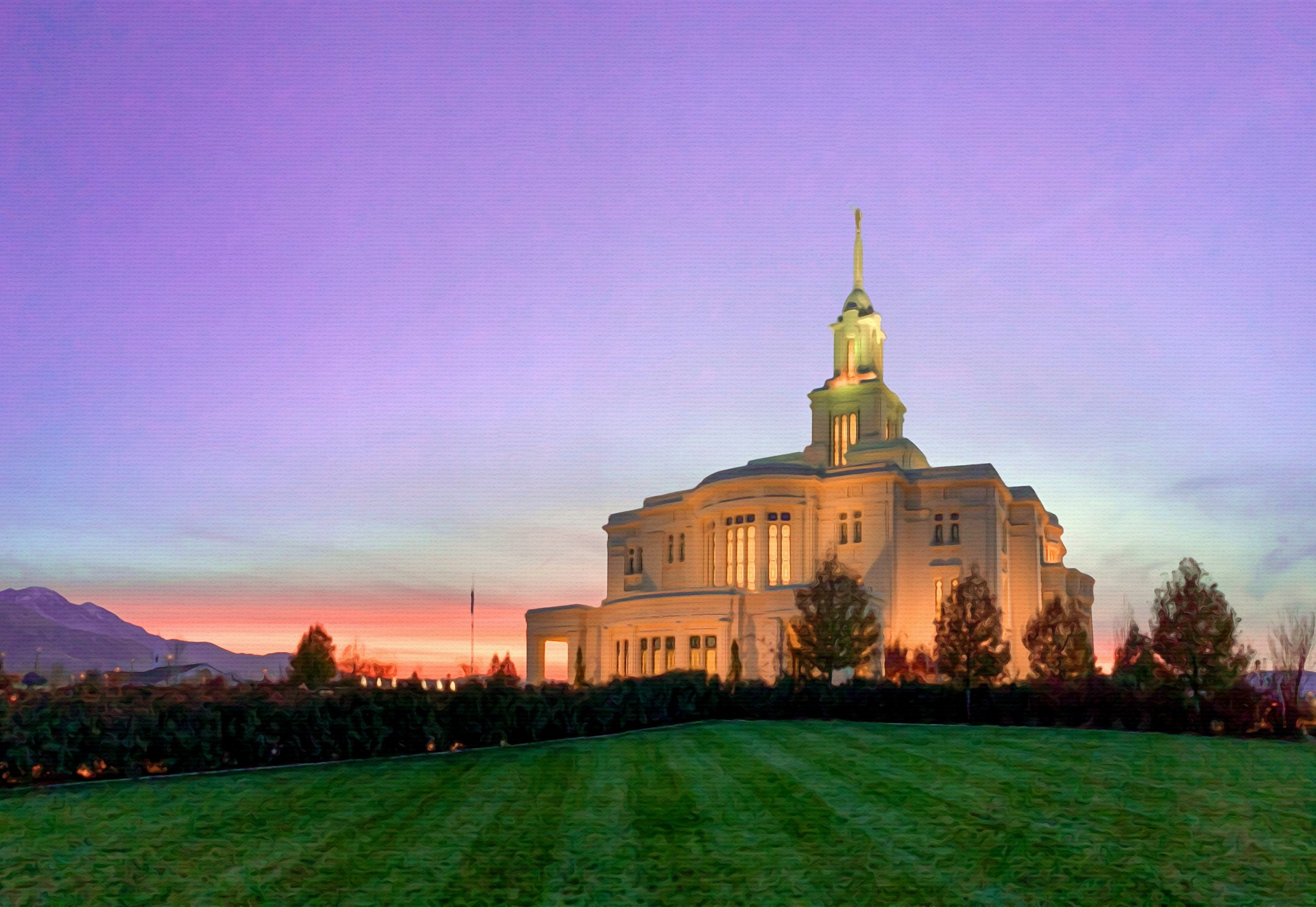 LDS Payson Utah Temple Instant Digital Photograph Etsy