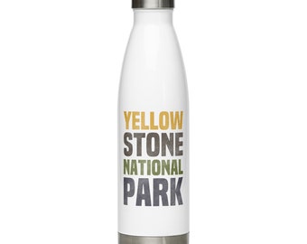 Yellowstone National Park roestvrijstalen waterfles