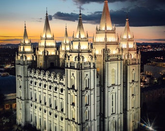 LDS Salt Lake City Temple - Instant Digitale Download