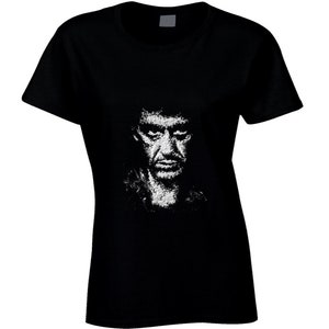 Scarface Canvas Portrait For Movie Buffs Ladies T Shirt