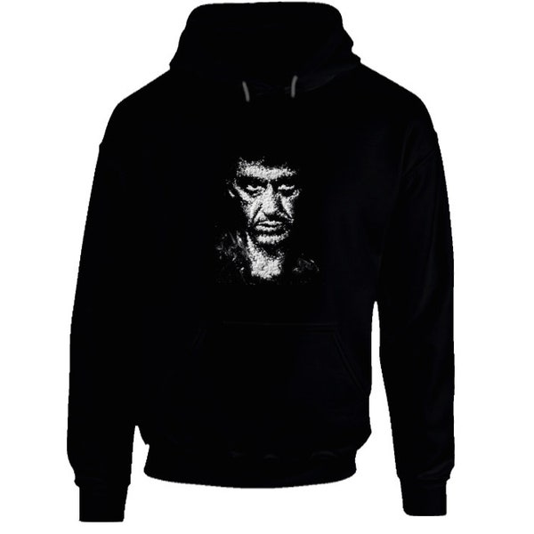 Scarface Canvas Portrait For Movie Buffs Hoodie