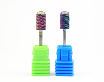 Round Top Carbide Drill Bit, Colorful, Rainbow Color, Carbide Drill Bit, Bold n Trendy